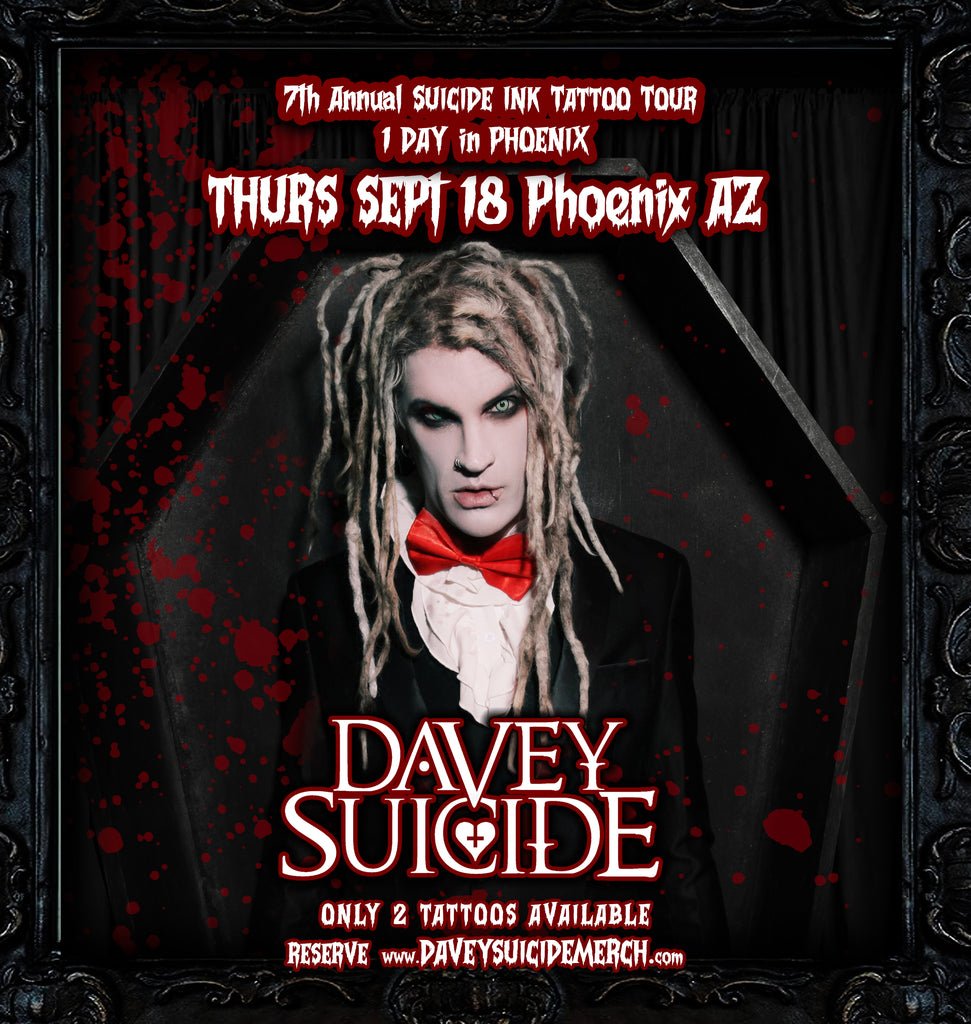 Get TATTOOED by Davey on ONE DAY in PHOENIX!