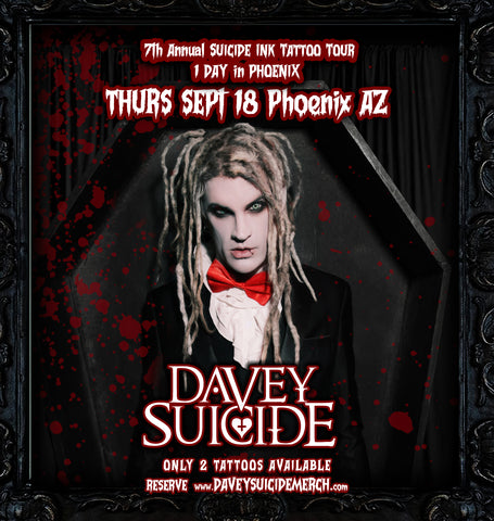 Get TATTOOED by Davey on ONE DAY in PHOENIX!