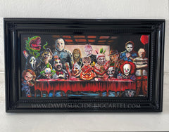 "The LAST SUFFER" Original Framed Painting (36x60" Framed)